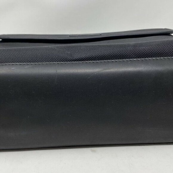 FRANKLIN Covey Black Nylon with leather trim Laptop Briefcase NEW - Picture 11 of 12